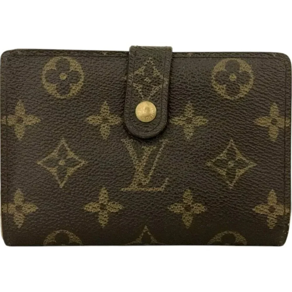 572190AY (L2) Louis Vuitton Wallet Porte Monnaie Brown Monogram - Picture 1 of 9